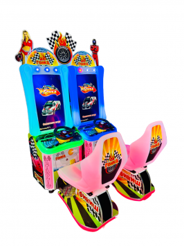 Детский игровой аппарат "Двойная вертикальная Авто гонка"