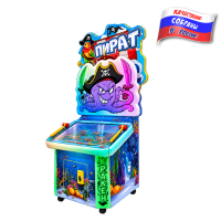 Детский игровой аппарат Колотушка сенсорная "Пират" экран 32'