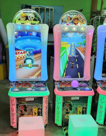 Детский игровой аппарат Вертикальный Экран "Паркур 4В1"