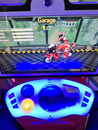 Развлекательный игровой аппарат Симулятор "Мотоцикл Детский" M