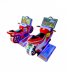 Развлекательный игровой аппарат Симулятор "Мотоцикл Детский" L