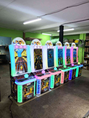 Детский игровой аппарат Вертикальный Экран "Паркур 4В1"