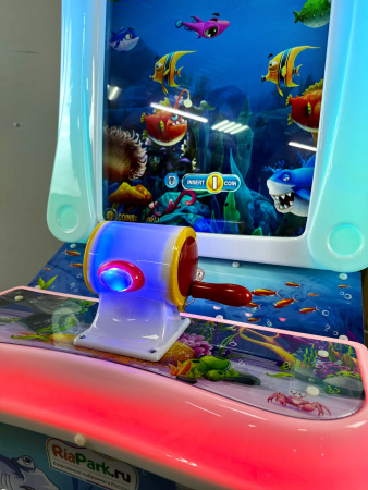 Детский игровой аппарат Вертикальный экран "Рыбалка" 