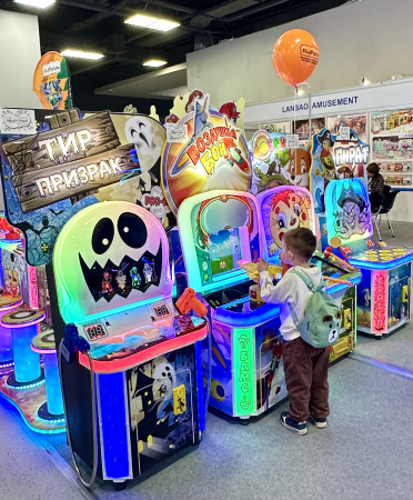 Детский игровой аппарат Экран Стрелялка "Самолет"