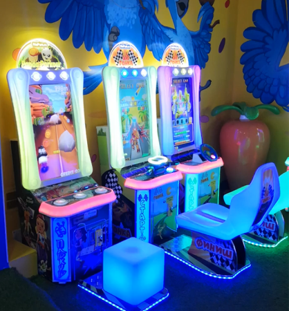 Детский игровой аппарат "Вертикальная Мото Гонка"