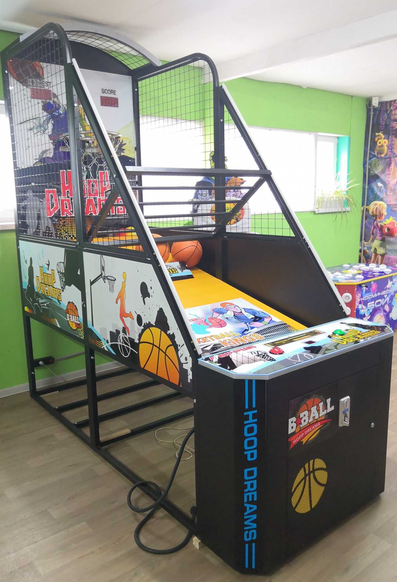 Взрослый игровой аппарат "Баскетбол"