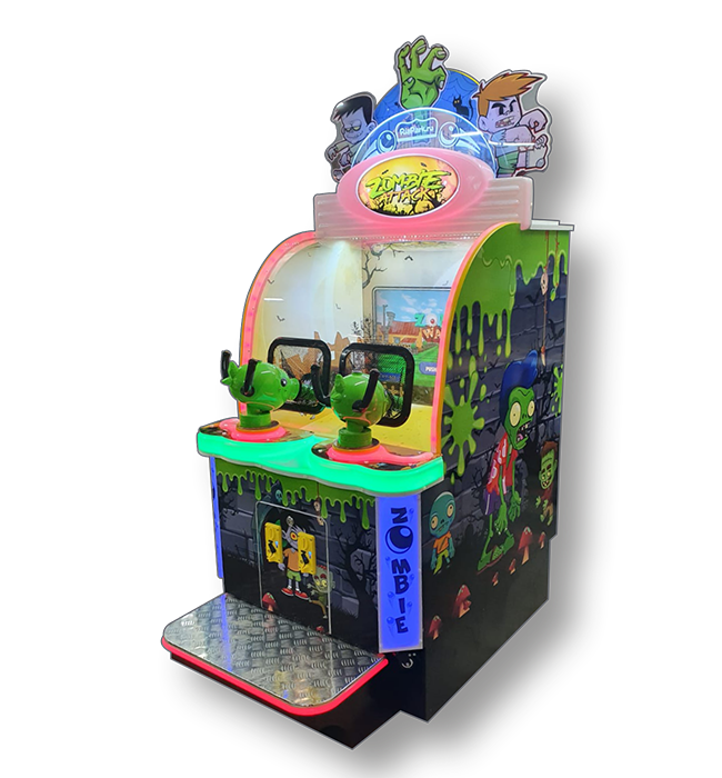 Детский игровой аппарат Экран Двойная Стрелялка "Зомби Атака"