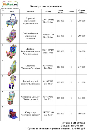 Готовый игровой комплект 21м²